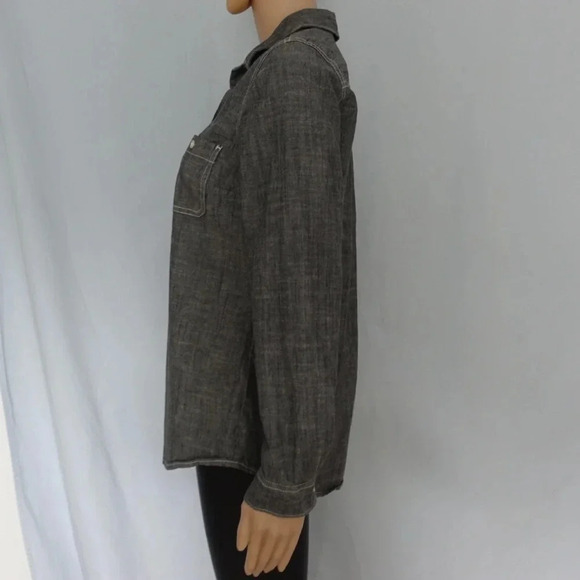 OLD NAVY women chambray shirt - Picture 4 of 6